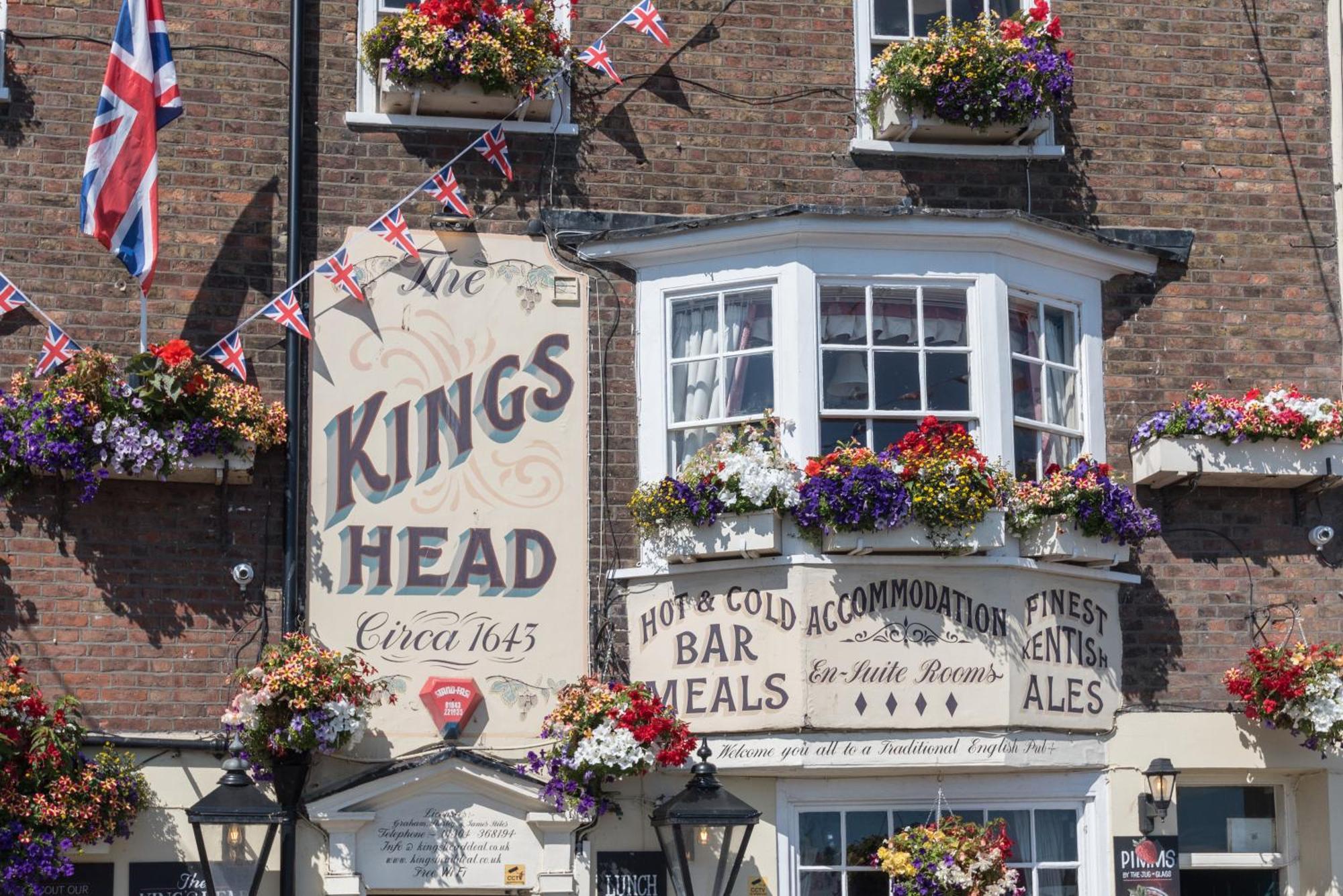 Bed and Breakfast The Kings Head Deal Exterior foto